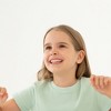 Girls' Tiny Teardrop Screw Back Gold Plated Sterling Silver Earrings - In Season Jewelry - 2 of 4