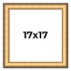 PosterPalooza | Square Traditional Gold Picture Frame - UV Acrylic, Foam Board Backing, Hanging Hardware - 2 of 4