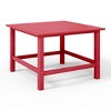 WestinTrends Malibu Kids 5-Piece HDPE Outdoor Square Patio Dining Table and Chairs Set - 4 of 4