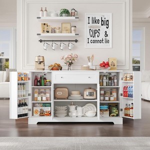SweDrea 54" White Buffet Cabinet with Storage - 1 of 1