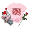 Simply Sage Market Women's Coquette Valentine Vibes Stacked Short Sleeve Graphic Tee - 3 of 4