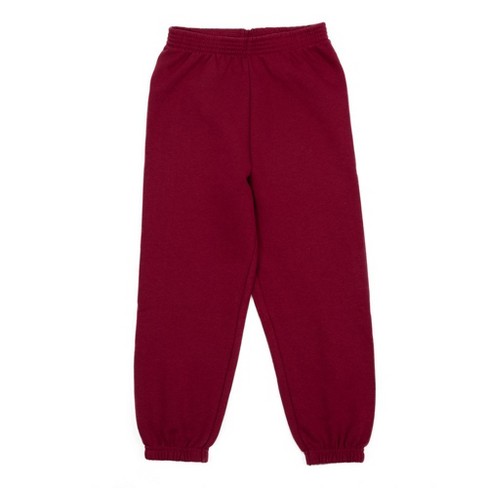 Kids red jogging bottoms online