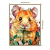 Amanti Art Hamster by Justyna Jaszke Framed Canvas Wall Art - 3 of 4