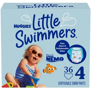Huggies Little Swimmers Baby Swim Disposable Diapers - (Select Size and Count) - 1 of 4