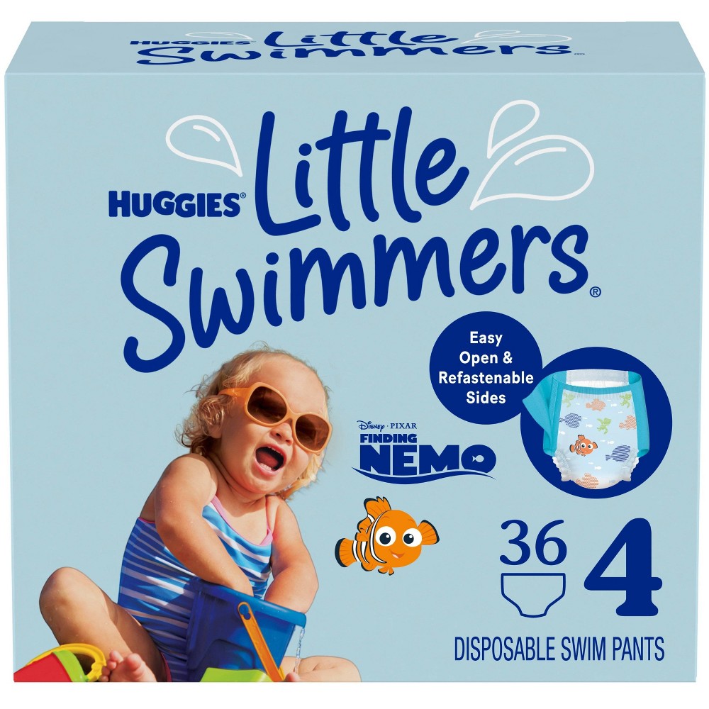 Huggies Little Swimmers Baby Swim Disposable Diapers - Size 4 - 36ct