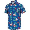 WhizMax Men's Christmas Hawaiian Shirts Printed Button Down Ugly X-Mas Christmas Vacation Short Sleeve Shirts - 2 of 4