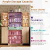 Nasitip 72'' Tall Kitchen Pantry Cabinet,Farmhouse Storage Cabinet with Drawer and 8 Door Shelves, Cupboard-Sideboard Buffet Cabinet for Home - 4 of 4