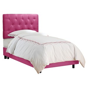 Queen Kids Tufted Bed Premier Hot Pink - Pillowfort
