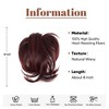Alilang Short Tousled Layered Ponytail Hairpiece with Claw Clip Heat Resistant Synthetic Hair Natural Texture - 2 of 4
