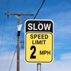 Unique Bargains Aluminum Weather Resistant Waterproof Rust Free Traffic Signs 2 Pcs - 4 of 4
