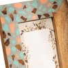 HomeRoots 5" x 7" Natural And Gray Faux Terrazzo Wood And Resin Tabletop Picture Frame - 4 of 4