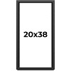 PosterPalooza | Flat Black Picture Frame - UV Acrylic, Foam Board Backing, Hanging Hardware - 2 of 4