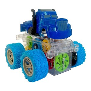 Big Time Toys Light Up Gear Car Blue - 1 of 3