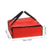 Unique Bargains Insulated Non-woven Fabric Cookies Party Pizza Bag Durable Food Transfer Bag 1 Pc - 2 of 4