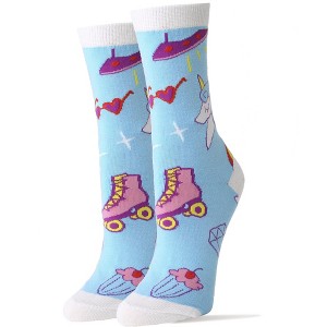 Oooh Yeah!  Womens Crew Socks (Cute AF) - 1 of 2