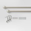 Café Smaller Ball Curtain Rod Silver - Room Essentials™ - 3 of 4