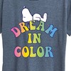 Women's - Peanuts - Dream In Color Short Sleeve Graphic T-Shirt - 2 of 4