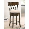 Set of 2 24" Darlowe Swivel Counter Height Barstools - HOMES: Inside + Out - 2 of 4