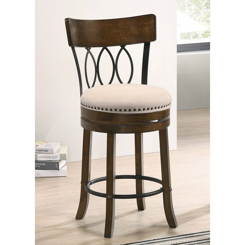 Set of 2 24" Darlowe Swivel Counter Height Barstools - HOMES: Inside + Out, 3 of 7
