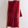 BH Faux Fur Red Throw - Levtex Home - 4 of 4