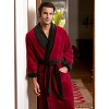 ADR Plush Fleece Men's Robe, Soft Cozy Warm Men's Bathrobe, Bath Robe - 4 of 4