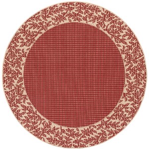 Courtyard CY0727 UV & Stain Resistant Non-Shedding Power Loomed Indoor/Outdoor Rugs - Safavieh - 1 of 4