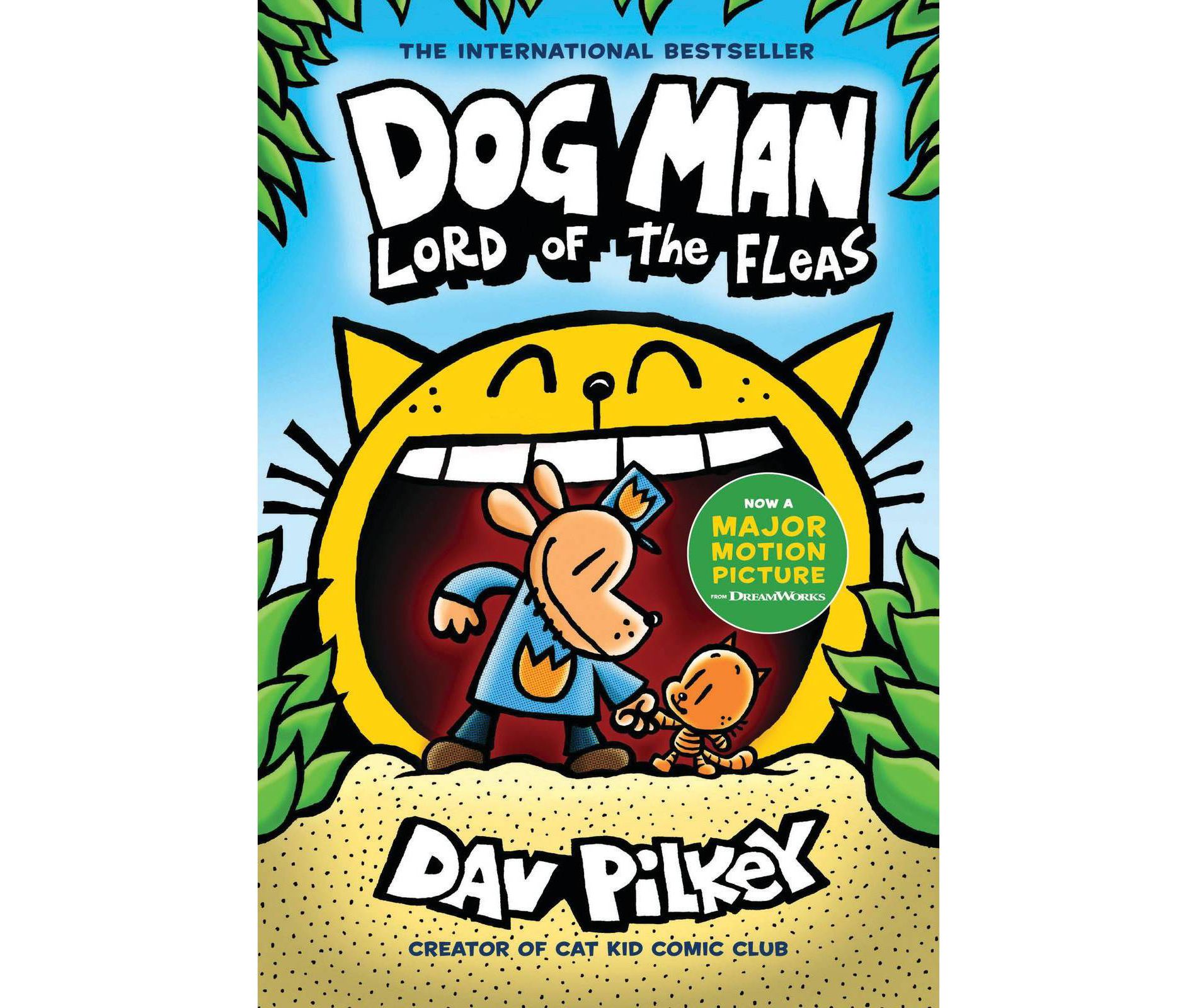 Dog Man: Lord Of The Fleas (Dog Man #5) - by Dav Pilkey (Foil Cover)