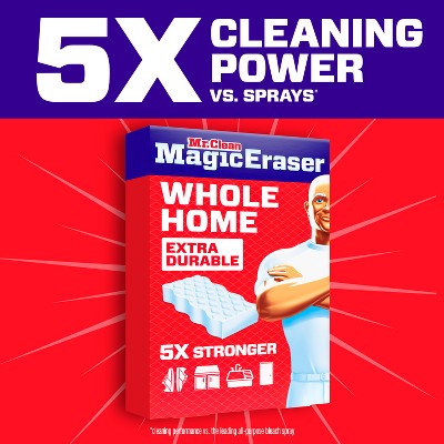 Mr. Clean Unscented Magic Eraser Whole Home Extra Durable Multi-Purpose Cleaner - 4ct