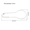 Unique Bargains Metal Blankets Crafts Brooch Making Home Sewing Safety Pins 2000 Pcs - 2 of 4