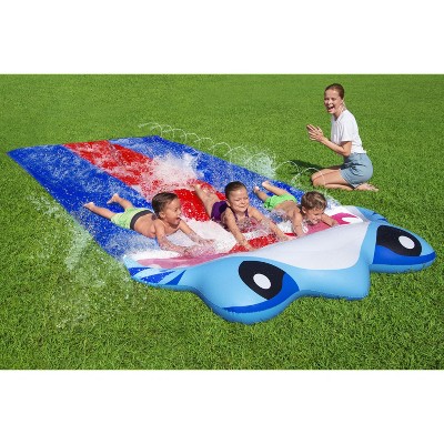 H2OGO! 16' Blue and Red Shark Water Slide