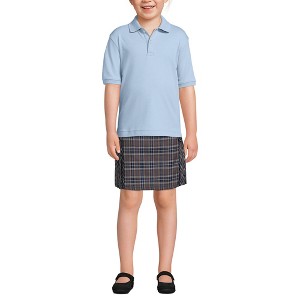 Lands' End School Uniform Kids Short Sleeve Interlock Polo Shirt - 1 of 4