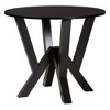 Baxton Studio Elise Modern Sand Fabric and Dark Brown Finished Wood 5-Piece Dining Set - 4 of 4