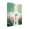 Trademark Fine Art - Incado Walking Through Tulips in the Rain Canvas Art - 4 of 4