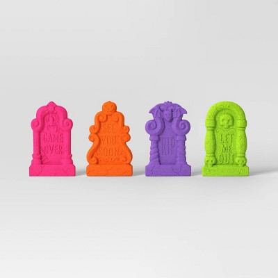 Photo 1 of 4pk Halloween Foam Tombstones Bright Colors - Hyde  EEK! Boutique