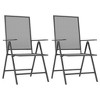 vidaXL 3 Piece Patio Dining Set Anthracite Steel - 4 of 4