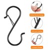 Unique Bargains Metal Anti-rust Coating Safety Buckle S-shaped Hooks and Hangers 12 Pcs - 4 of 4