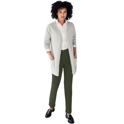 ellos Plus Size Modern Stretch Chino Pants