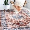 World Rug Gallery Transitional Distressed Machine Washable Area Rug - 2 of 4