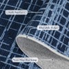 Area Rug Washable Rug Non-Slip Low Pile Abstract Accent Carpet - Machine Washable, Fade Resistant for Bedroom, Entryway, Dorm Home Decor - 3 of 4