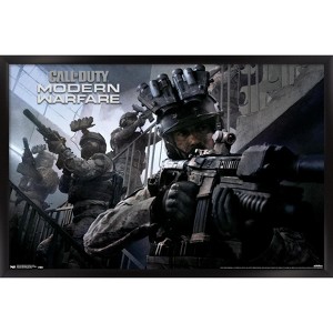 Trends International Call of Duty: Modern Warfare - Co-Op Framed Wall Poster Prints - 1 of 4