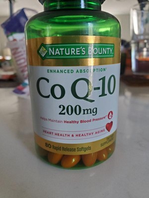 nature's bounty coq10 & l-carnitine 200mg Dietary Supplement Softgels Nature's Bounty CoQ10 100mg Plus