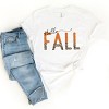 Simply Sage Market Leopard Hello Fall Short Sleeve Tee - 2XL - White - 3 of 4