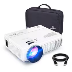 Vankyo Leisure C3 720p Mini Projector with 100" Screen Included – White