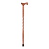 Brazos Twisted American Hardwood Wood T-Handle Cane 34 Inch Height - 2 of 4