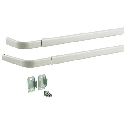 Kenney Enamel White Curtain Rod 48 In L X 86 In L Target   GUEST 283f4ec7 F49a 4cb4 98cd 4cf09c79f0a7