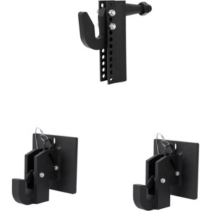Top Hook and 2PCS Tractor Bucket Grab Hook Heavy Duty Drop Forged Steel Bolt On Grab Hook Zinc-Coated Cast Tow Hook,Fit for Cat 0/1/2 Quick Hitch - 1 of 4