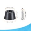Unique Bargains Non-Slip Rubber Furniture Bumper Feet with Washer and Screws 4 Pcs - 2 of 4