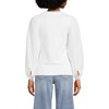 Lands' End Women's Supima Interlock Scoop Neck Blouson Sleeve Top - 2 of 3