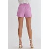 Women's High Waisted Shorts - entro - image 2 of 4