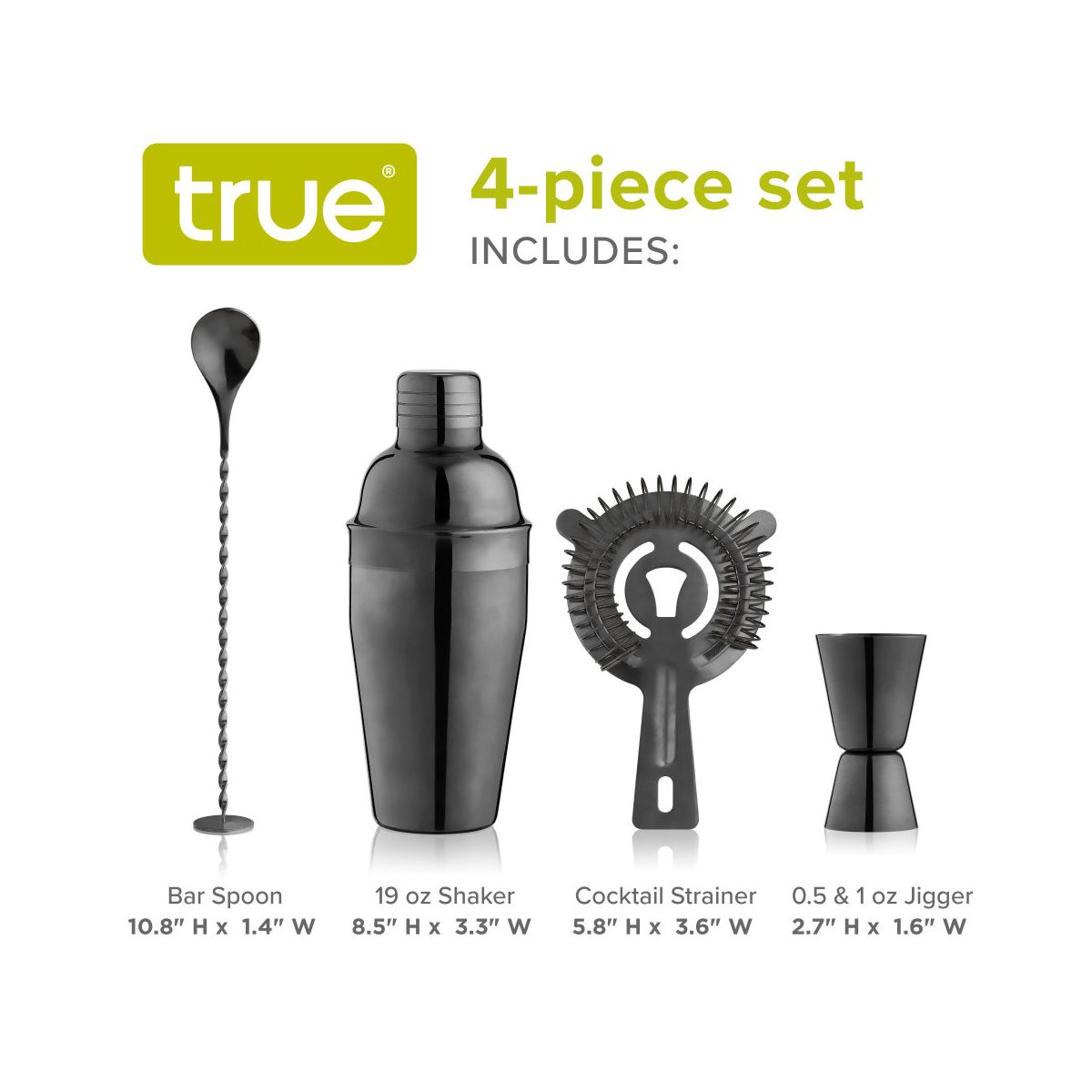 True 4-Piece Barware Set - thumbnail 4